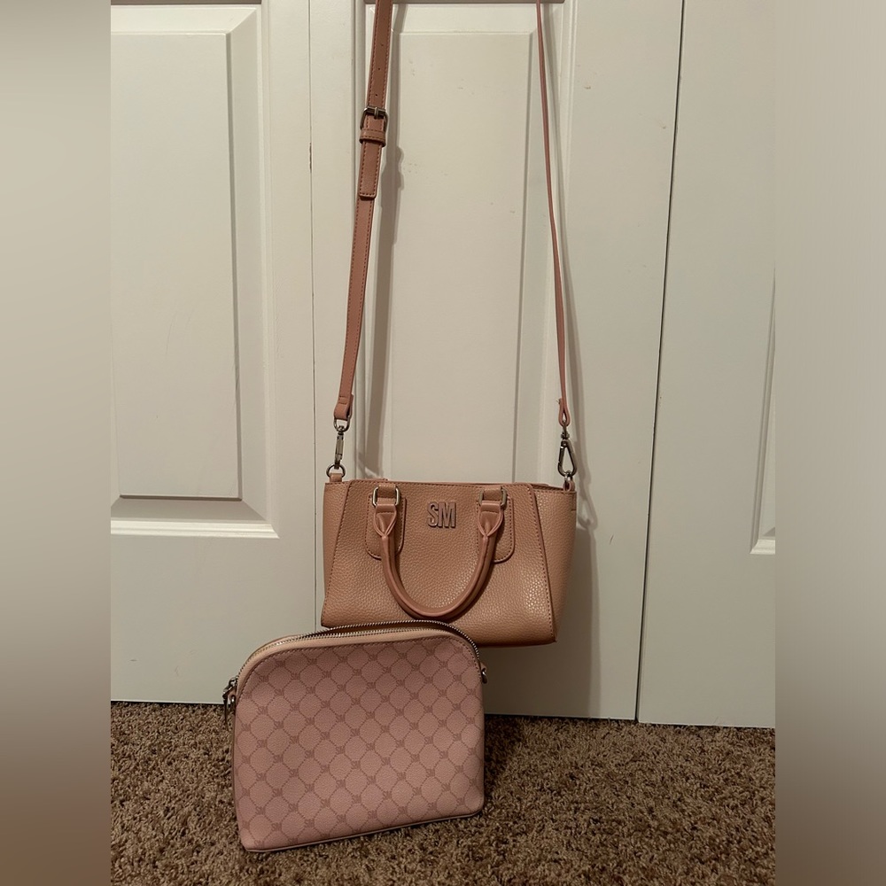 Steve Madden Cross Body Purse - Light Pink